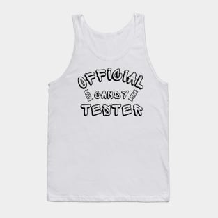 Official Candy Tester. Cute Halloween Costume Kids Tank Top